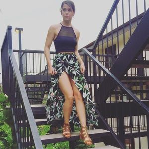 Floral Maxi Skirt